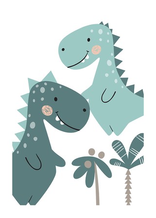 Poster Rex Dinosaur Friends