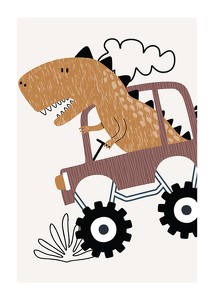 Poster Dino Off Road No1