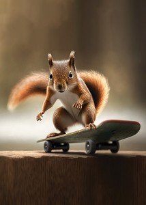 Skating Squirrel-3