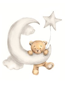 Teddy Bear Climbing The Moon-3