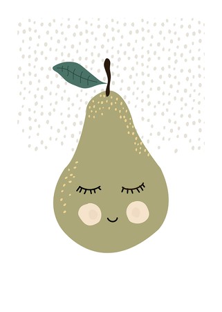 Poster Little Green Pear