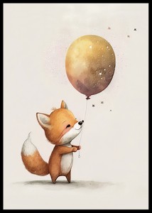 Fox Holding Balloon-2