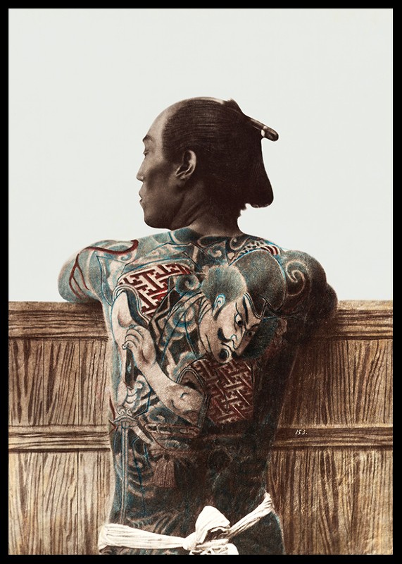 Tattoo In Color By Kusakabe Kimbei-2