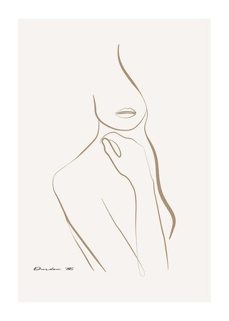 Poster Shape Of A Woman No2