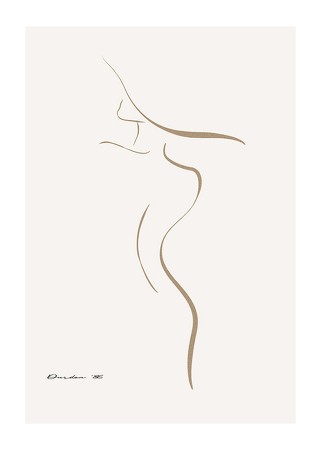 Poster Shape Of A Woman No1