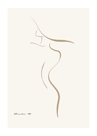 Poster Shape Of A Woman No1