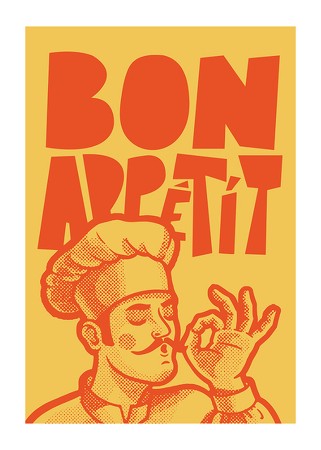 Poster Chefs Bon Appetit