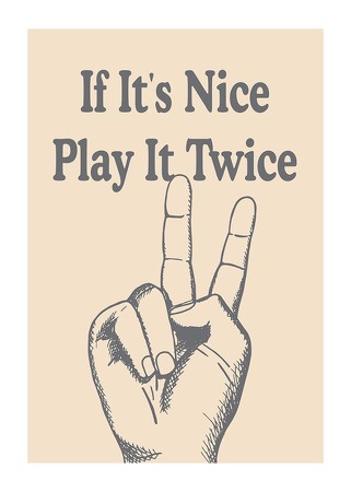 Poster Nice Play Twice