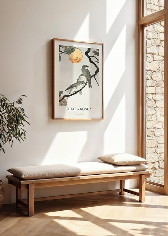 Poster Birds And Plants No1 By Ohara Koson crossfade