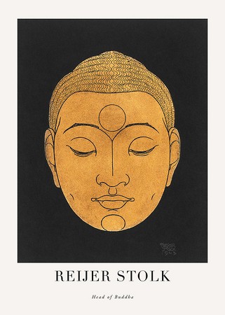 Poster Head Of Buddha By Reijer Stolk