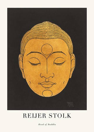 Poster Head Of Buddha By Reijer Stolk