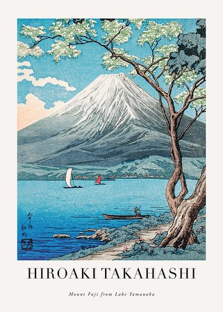 Poster Mount Fuji From Lake Yamanaka By Hiroaki Takahashi