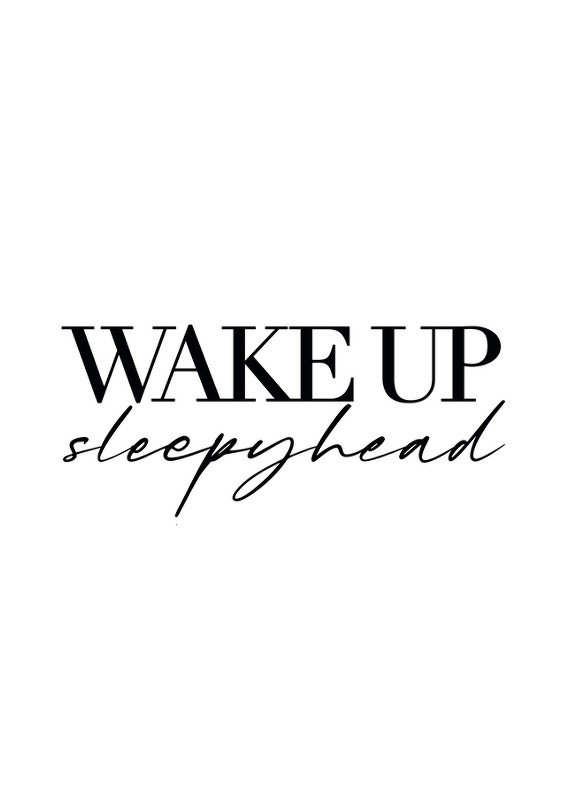 Wake Up Sleepyhead-1