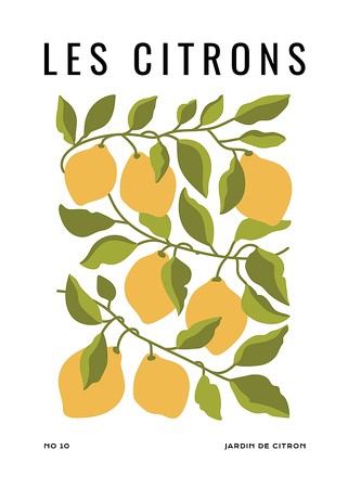 Poster Les Citrons