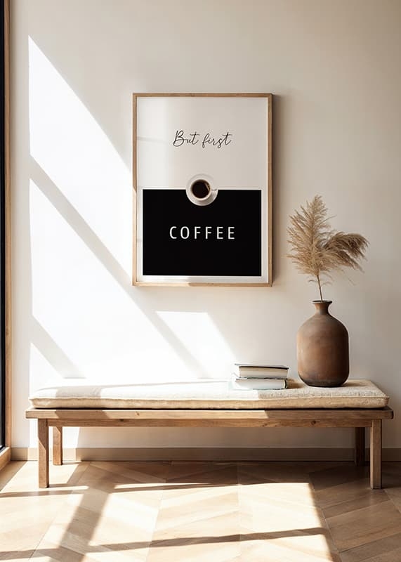 Poster But First Coffee No2 crossfade
