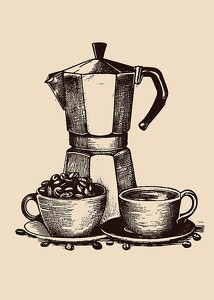 Old Italian Coffee Maker-3