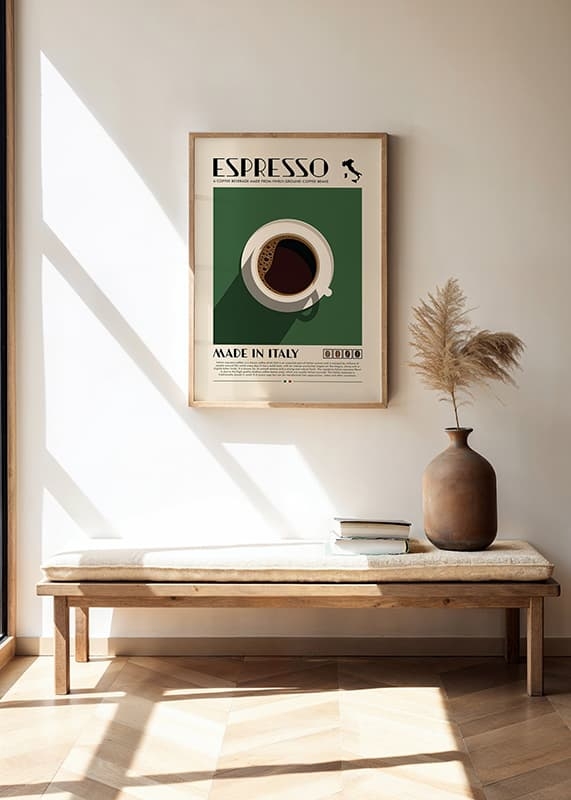 Poster Espresso Made In Italy crossfade