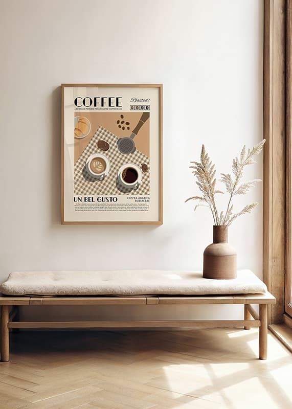 Poster Coffee Un Bel Gusto crossfade