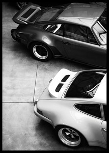 Porsche Vintage B&W-2