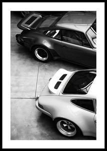 Porsche Vintage B&W-0