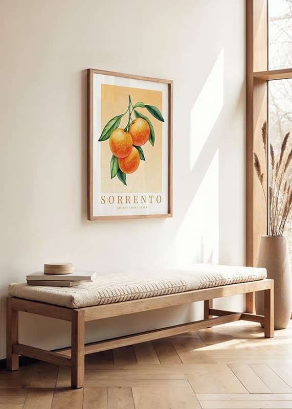 Poster Sorrento Amalfi Oranges crossfade
