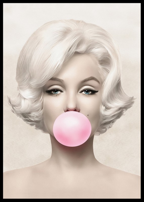Marilyn Monroe Pink Bubblegum-2