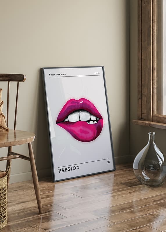Poster Passion Pink Lips crossfade