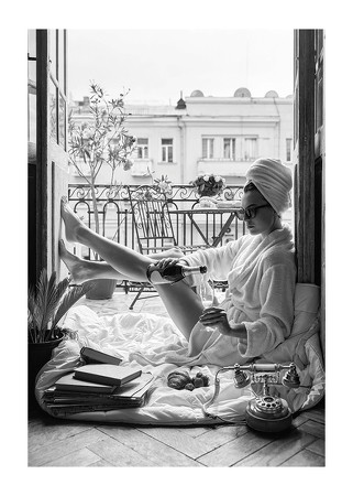Poster Paris Style Breakfast 