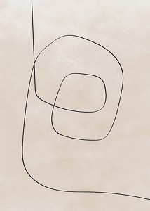 Line Art Abstract Shapes No1-3