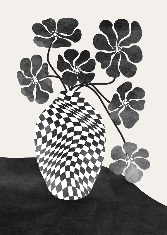 Checkered Vase-3