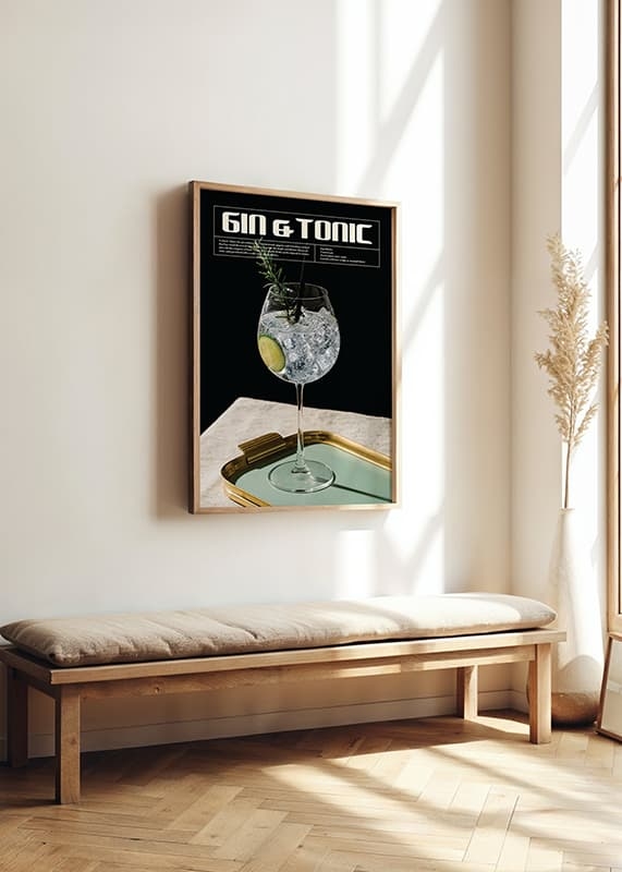 Poster This Is Gin & Tonic Cocktail crossfade