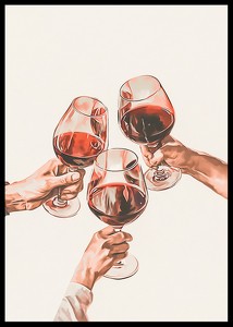 Wine Toast Among Friends-2