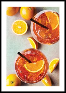 Aperol Spritz Cocktail And Oranges-0