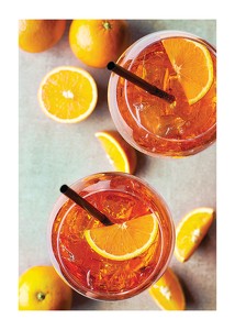 Poster Aperol Spritz Cocktail And Oranges