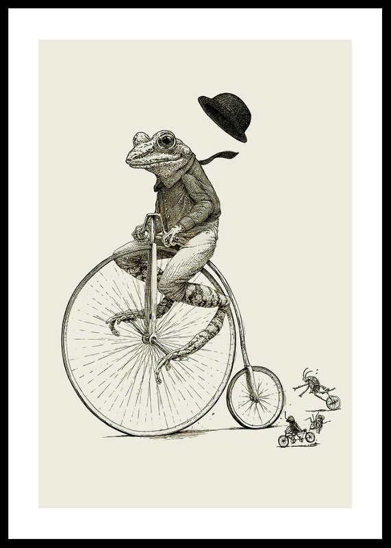Frog On A Bicycle-0