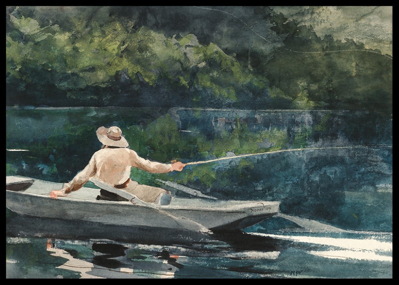 Casting Number Two By Winslow Homer-2