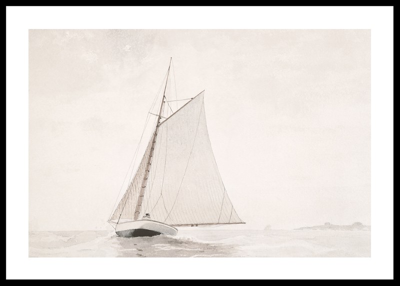 Sailing Off Gloucester By Winslow Homer-0