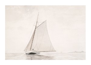 Sailing Off Gloucester By Winslow Homer-1
