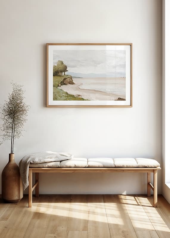 Beach Near Etretat By Jean-Baptiste-Camille Corot-4