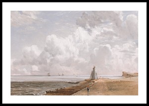 Harwich The Low Lighthouse And Beacon Hill By John Constable-0
