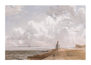 Harwich The Low Lighthouse And Beacon Hill By John Constable-1