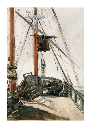 Poster The Ship's Deck By Édouard Manet