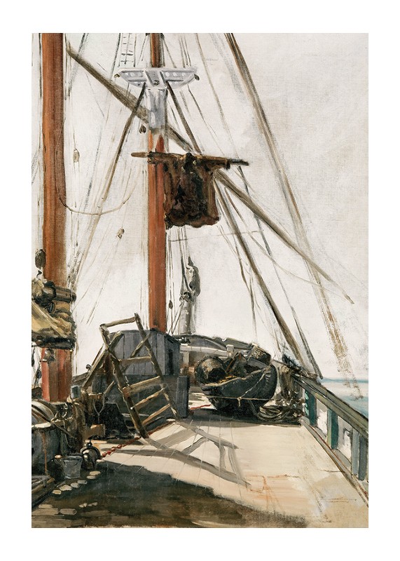 The Ship's Deck By Édouard Manet-1