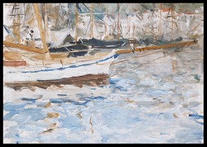 The Port Of Nice By Berthe Morisot-2