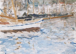 The Port Of Nice By Berthe Morisot-3