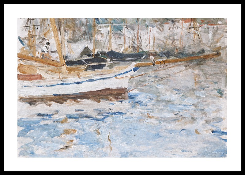 The Port Of Nice By Berthe Morisot-0