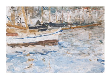 Poster The Port Of Nice By Berthe Morisot