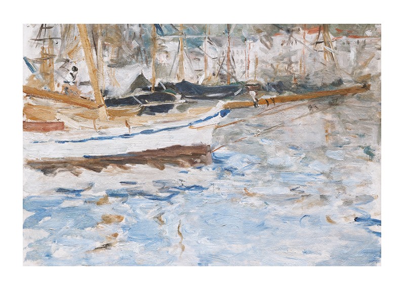 The Port Of Nice By Berthe Morisot-1