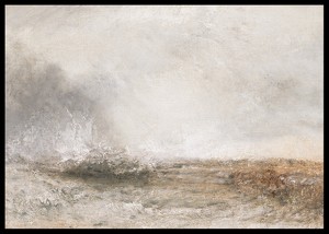 Stormy Sea Breaking On A Shore By Joseph Mallord William Turner-2