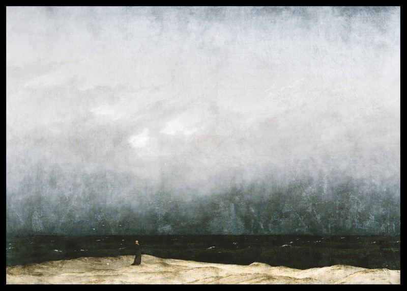 Der Mönch Am Meer By Caspar David Friedrich-2
